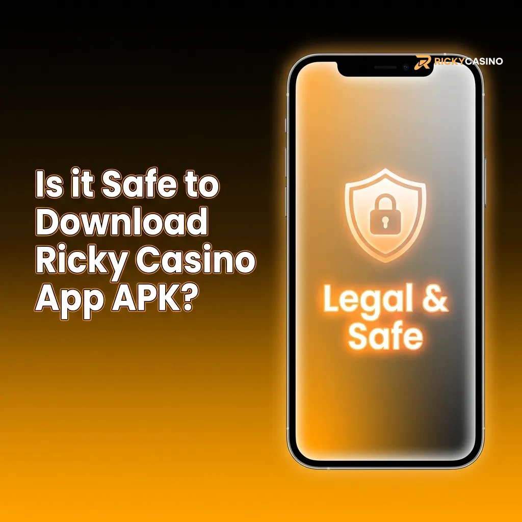 Ricky Casino app security features including SSL encryption and Curacao eGaming license certification
