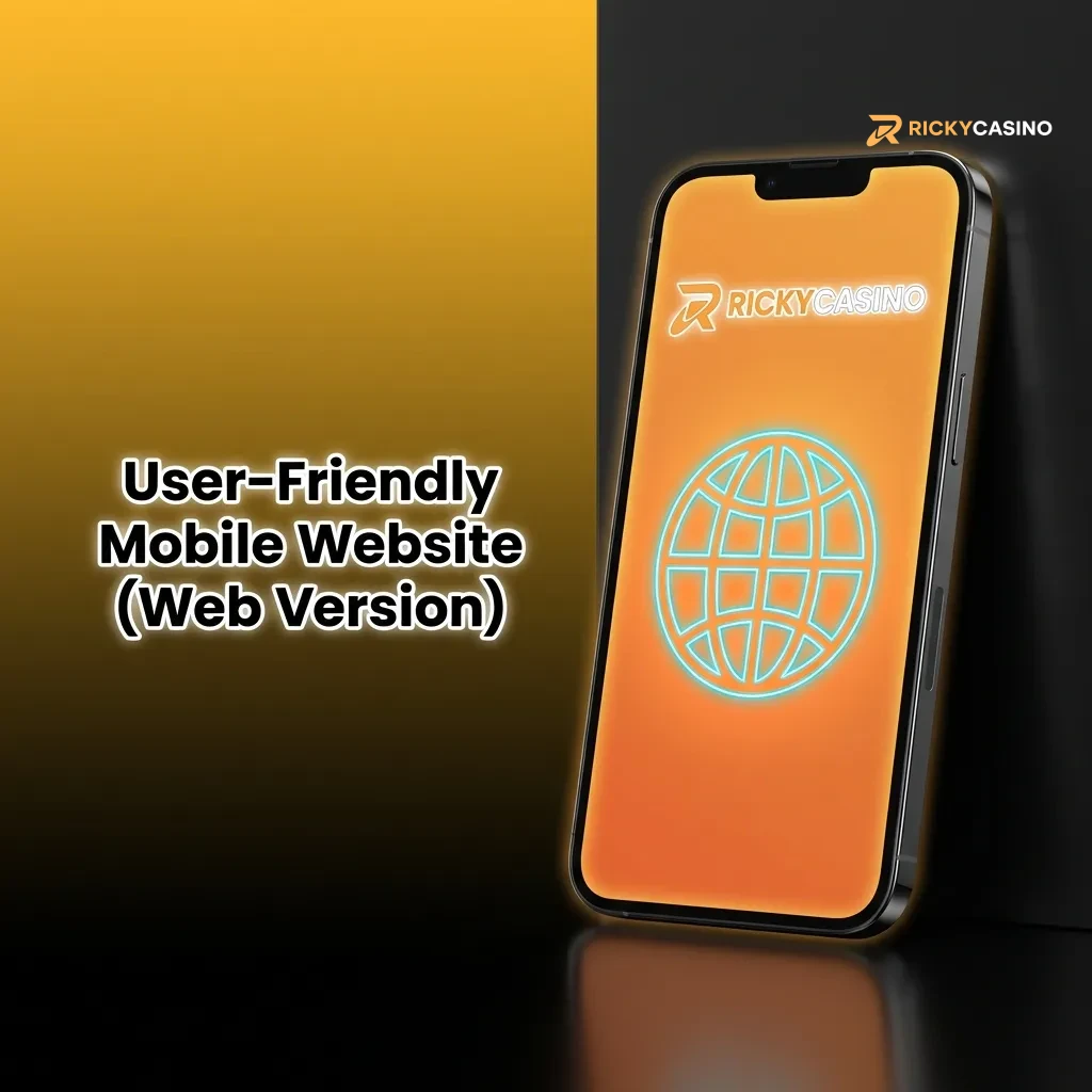 Mobile casino website interface showing pokies and live tables on smartphone browser without app download